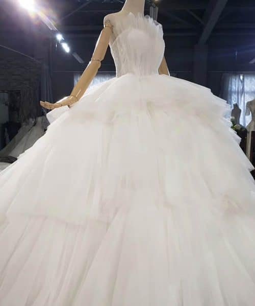 Flawless Cake Style Wedding Dress