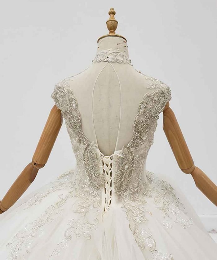 Sequined Beading Wedding Dress 2020