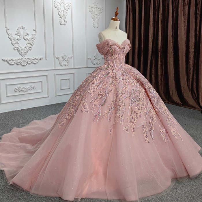 JANCEMBER Gorgeous Quinceanera Dresses Organza Ball Gown Sequined Evening dresses 2023 Pink Sweetheart DY6524 Bar Mitzvah - Image 5