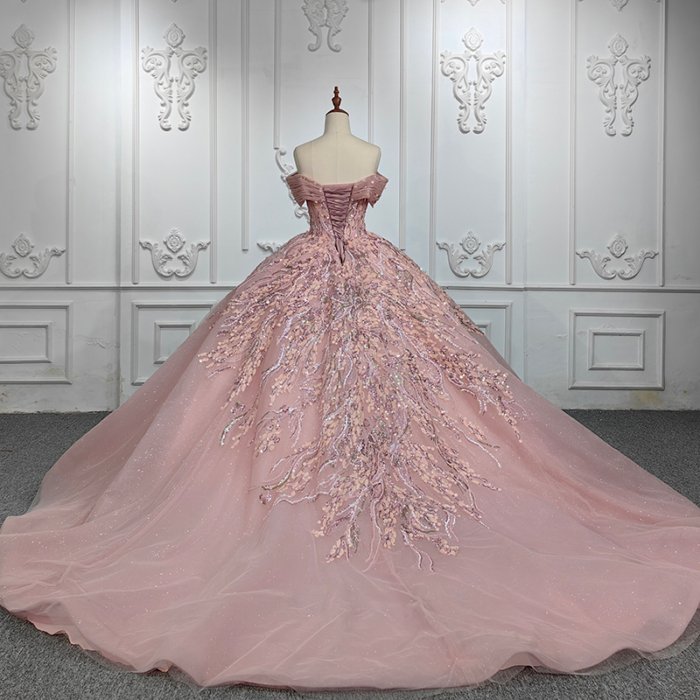 JANCEMBER Gorgeous Quinceanera Dresses Organza Ball Gown Sequined Evening dresses 2023 Pink Sweetheart DY6524 Bar Mitzvah - Image 2