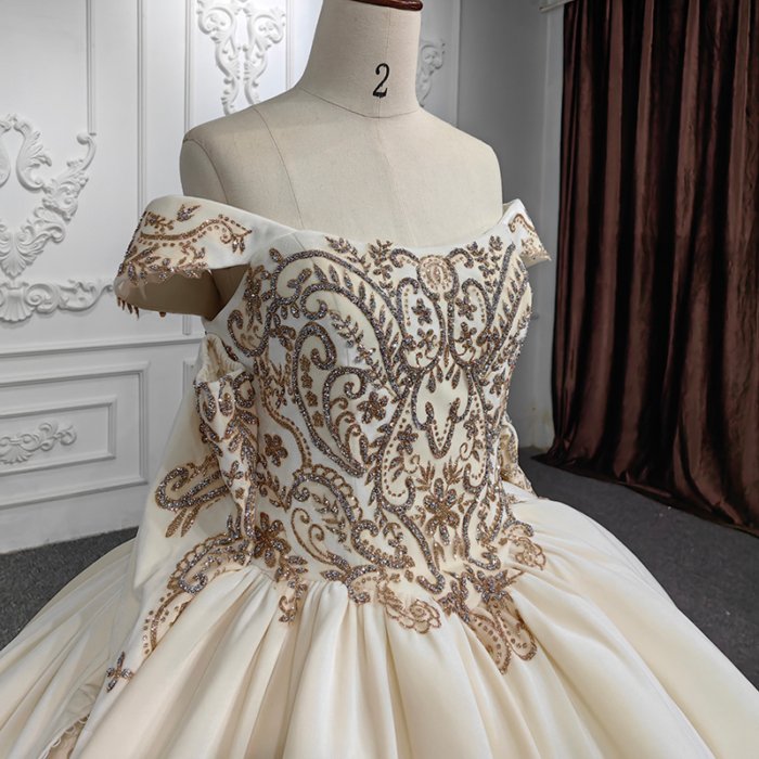 JANCEMBER Elegant Quinceanera Dresses Organza Ball Gown Beige Sweetheart Vestido 15 Evening Gown 9867 - Image 3