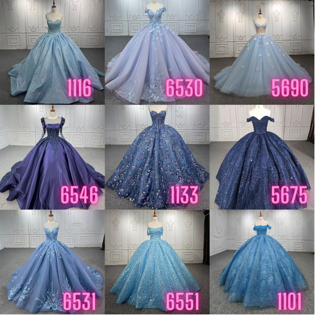 Blue Quinceanera Dresses