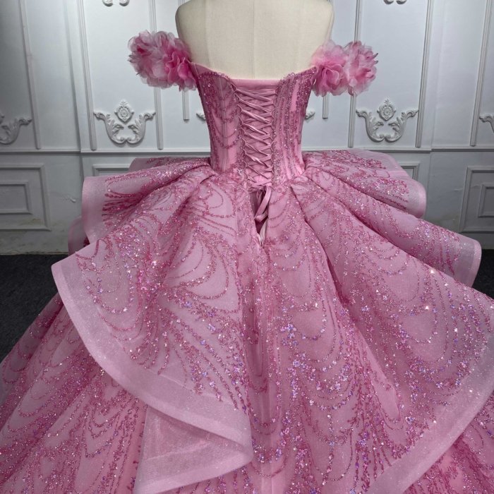 Exquisite Quinceanera Dresses Luxury Ball Gown Appliques Sweetheart Quinceanera 2023 Pink DY6596 Bar Mitzvah - Image 8