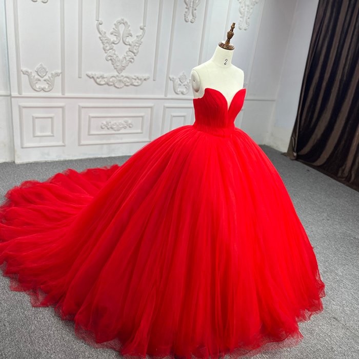 Quinceanera Dresses Ball Gown Flower Vestidos De 15 Años Red Sweetheart Ruched DY7523 Evening Party Dress 2023 bar mitzvah - Image 5
