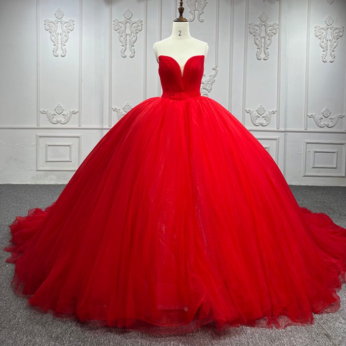 Quinceanera Dresses Ball Gown Flower Vestidos De 15 Años Red Sweetheart Ruched DY7523 Evening Party Dress 2023 bar mitzvah