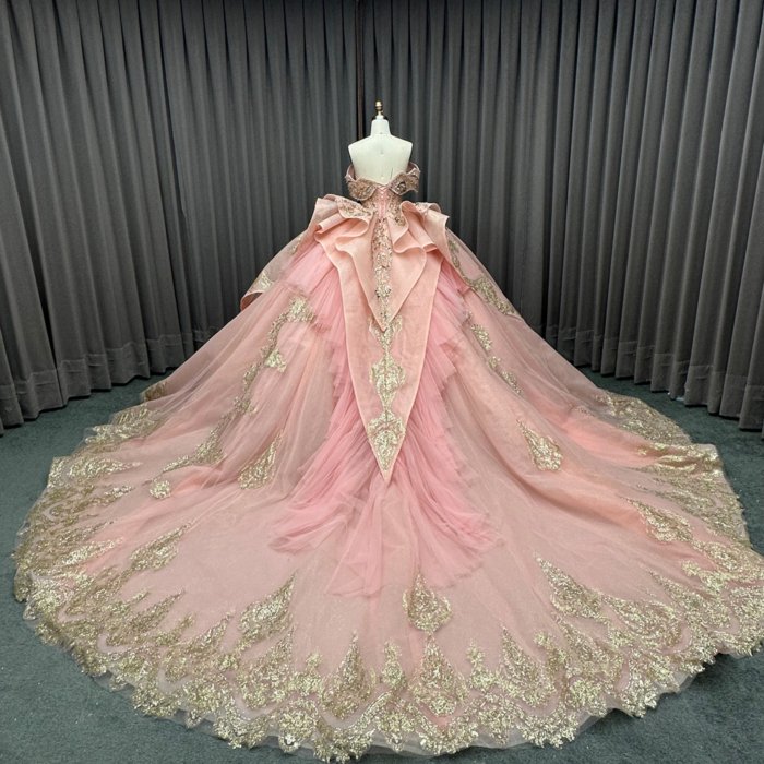 Luxury Quinceanera Dresses Lace Ball Gown Sweetheart High Quality Dress MW03 Embroidery Robe De Mariage 2025 nouveauté - Image 2