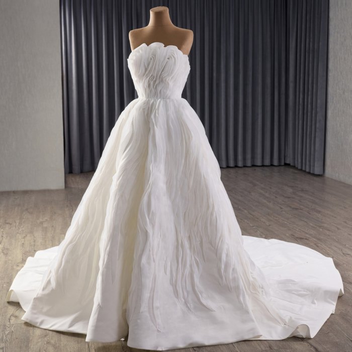2025 Wedding Dress Elegant Bridal Gown A-Line Flowers Vestidos De Novias Sequined Beading Lace Evening Party Dress 251033 - Image 5
