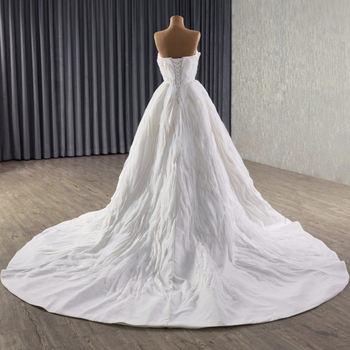 2025 Wedding Dress Elegant Bridal Gown A-Line Flowers Vestidos De Novias Sequined Beading Lace Evening Party Dress 251033 - Image 2