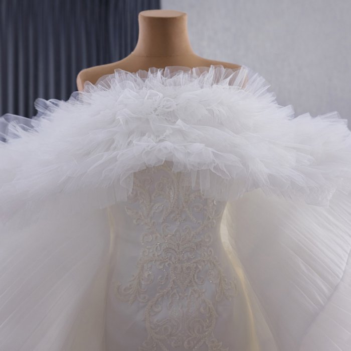 2025 Wedding Dress Elegant Bridal Gown Flowers Vestidos De Novias Sequined Beading Lace Evening Party Dress 251072 - Image 3