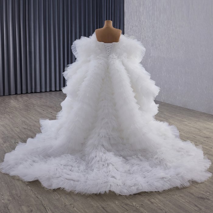2025 Wedding Dress Elegant Bridal Gown Flowers Vestidos De Novias Sequined Beading Lace Evening Party Dress 251072 - Image 2