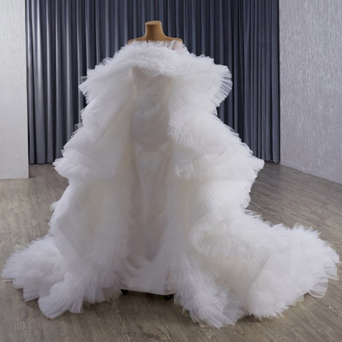 2025 Wedding Dress Elegant Bridal Gown Flowers Vestidos De Novias Sequined Beading Lace Evening Party Dress 251072 - Image 5