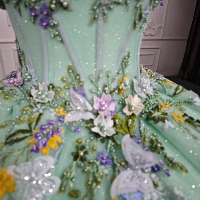 JANCEMBER Romanti Mint Green Quinceanera Dresses For 15 Party Princess Appliques Flowers Birthday Party Dress 6536 Bar Mitzvah - Image 4