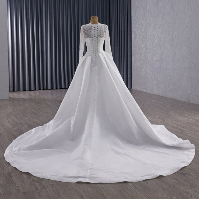 2025 Mermaid Wedding Dress Elegant Bridal Gown Flowers Vestidos De Novias Sequined Beading Lace Evening Party Dress 251060 - Image 2