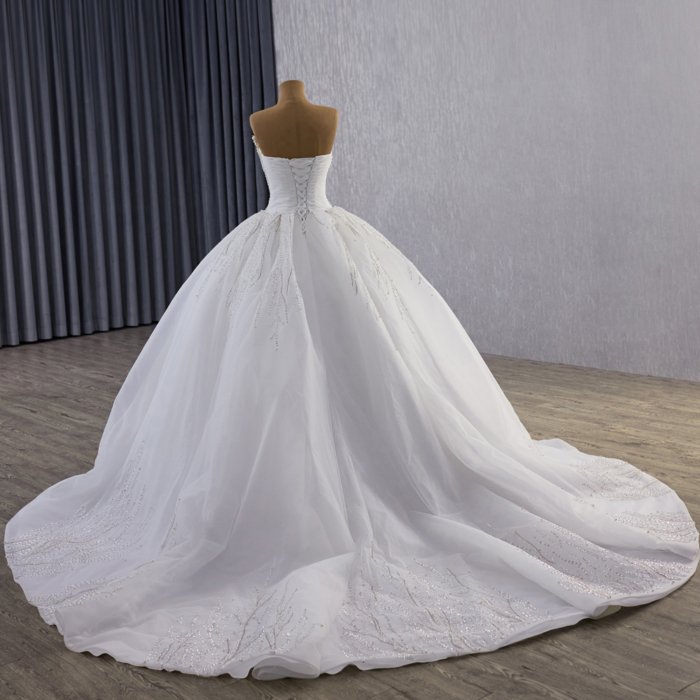 2025 Wedding Dress Elegant Bridal Gown Flowers Vestidos De Novias Sequined Beading Lace Evening Party Dress 251062 - Image 2