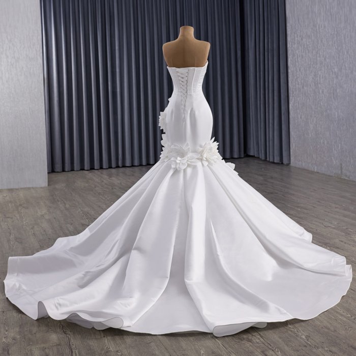 2025 Mermaid Wedding Dress Elegant Bridal Gown Flowers Vestidos De Novias Sequined Beading Lace Evening Party Dress 251073 - Image 2