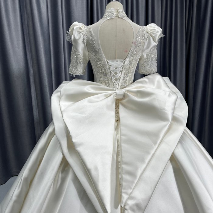 2025 Wedding Dress Elegant Bridal Gown Flowers Vestidos De Novias Sequined Beading Lace Evening Party Dress Nigeria CM03 (Customer Link - without shipping) - Image 3