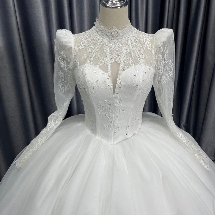 2025 Wedding Dress Elegant Bridal Gown Flowers Vestidos De Novias Sequined Beading Lace Evening Party Dress Nigeria CM04 - Image 2