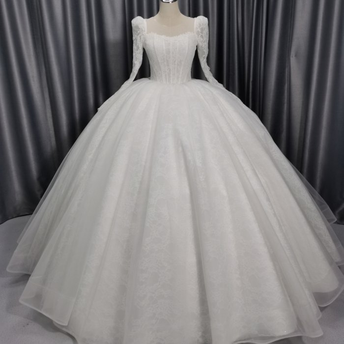 2025 Wedding Dress Elegant Bridal Gown Flowers Vestidos De Novias Sequined Beading Lace Evening Party Dress Nigeria CM05 - Image 6