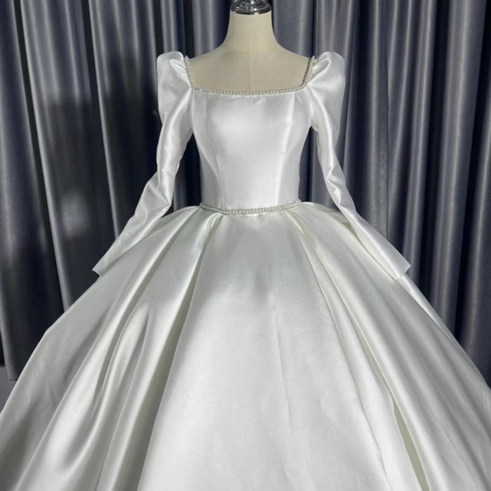 2025 Wedding Dress Elegant Bridal Gown Flowers Vestidos De Novias Sequined Beading Lace Evening Party Dress Nigeria CM21 - Image 5