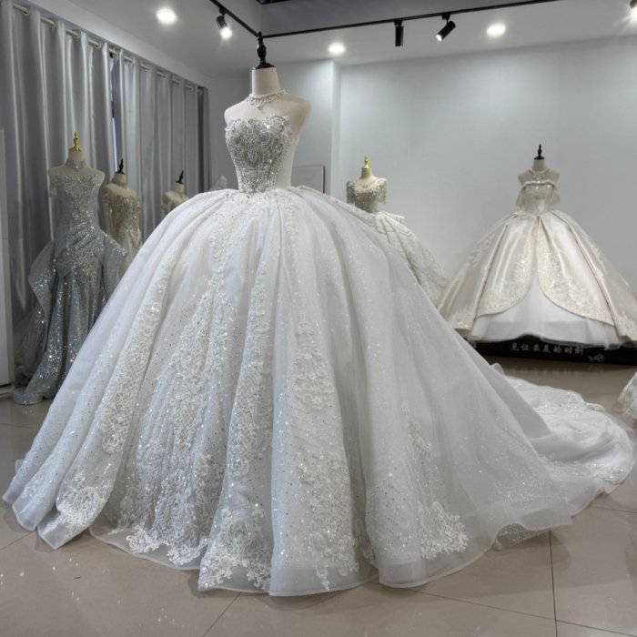 2025 Wedding Dress Elegant 4 in 1 Bridal Gown Flowers Vestidos De Novias Beading Lace Evening Party Dress XS195 - Image 7
