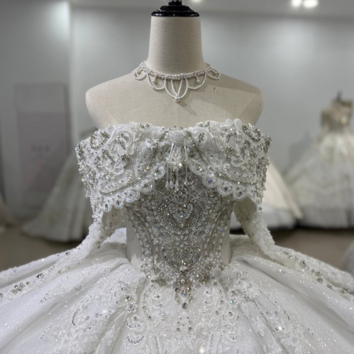 2025 Wedding Dress Elegant 4 in 1 Bridal Gown Flowers Vestidos De Novias Beading Lace Evening Party Dress XS195 - Image 6