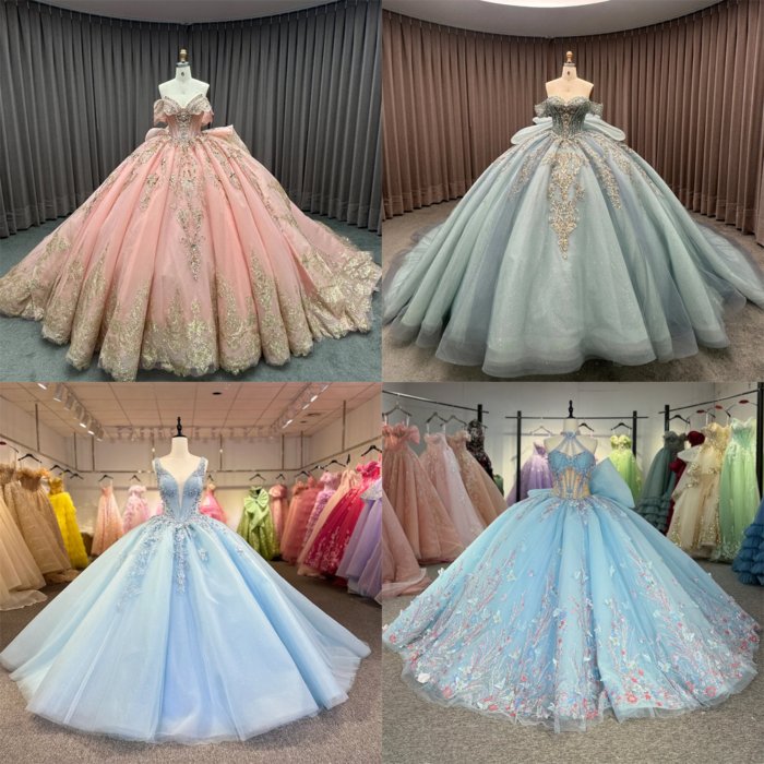 Luxury Quinceanera Dresses Lace Ball Gown Sweetheart High Quality Dress Embroidery Robe De Mariage 2025 (Customer Link - For 4 Dresses)