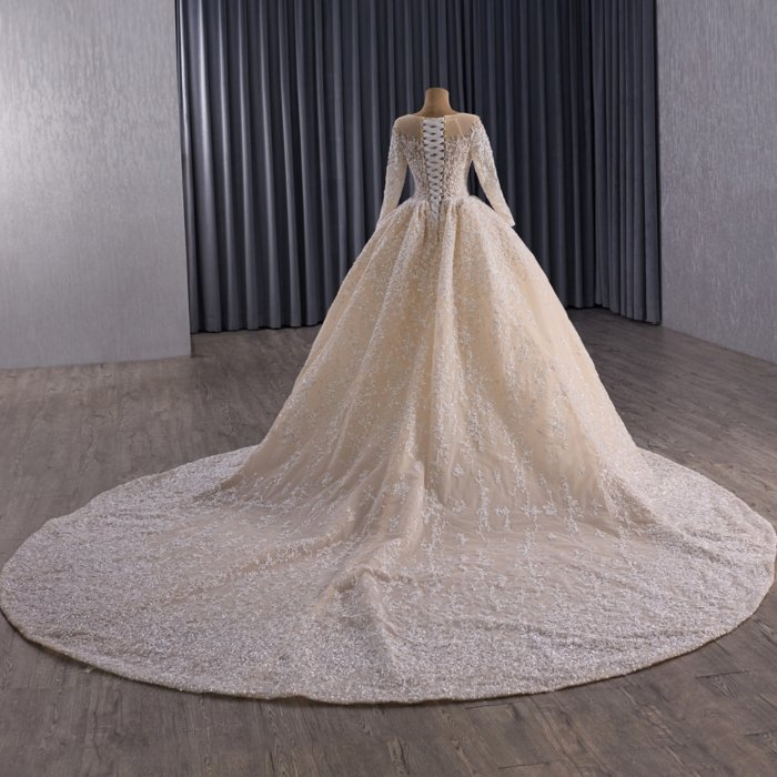 2025 Mermaid Wedding Dress Elegant Bridal Gown Flowers Vestidos De Novias Lace Evening Party Dress 251107 - Image 6