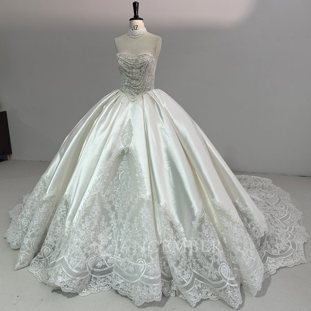 2025 Wedding Dress Elegant Bridal Gown Flowers Vestidos De Novias Sequined Beading Lace Evening Party Dress (Customer Link) - Image 4