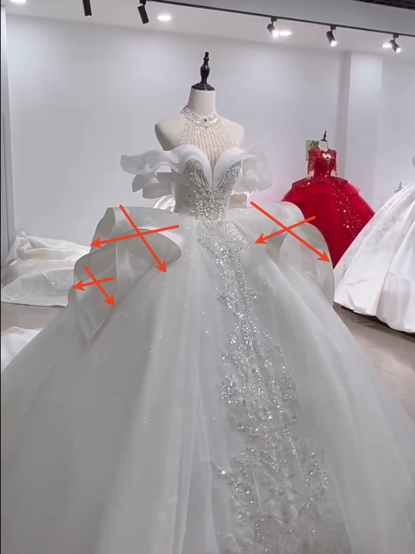 2025 Wedding Dress Elegant Bridal Gown Flowers Vestidos De Novias Sequined Beading Lace Evening Party Dress XXZ38 (Customer Link)