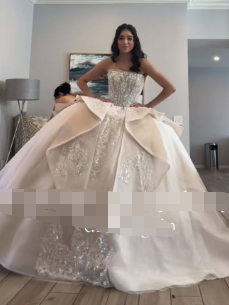 Quinceanera Dress Sweet 15 Quinceañera Flowers Vestidos De 15 Años Sequined (Customer Link For 2 Dresses) - Image 3