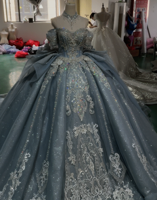 Quinceanera Dresses Off Shoulder Evening Dresses Lace Sweet 16 Vestidos De Quinceanera Customized (Customer Link)