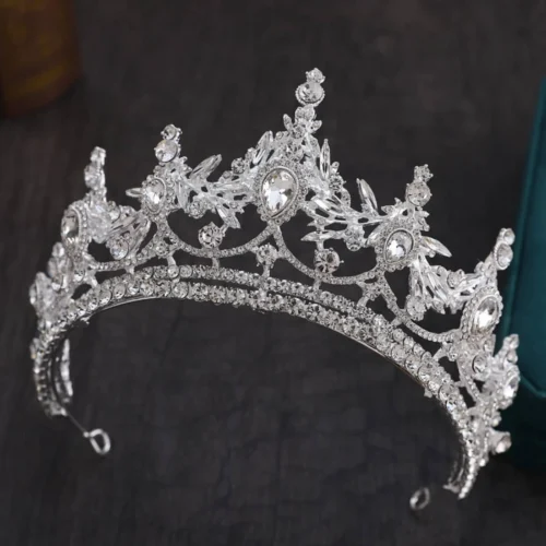 Stunning Silver Crown Crystal Rhinestone Prom Jewelry Bridal Crown Fashion Tiara Hair Accessories