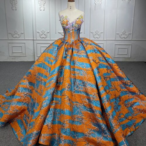 JANCEMBER Classic Quinceanera Dresses Satin Ball Gown Flowers 2023 Orange Sweetheart DY6568 Vestido 15 Quinceañeras