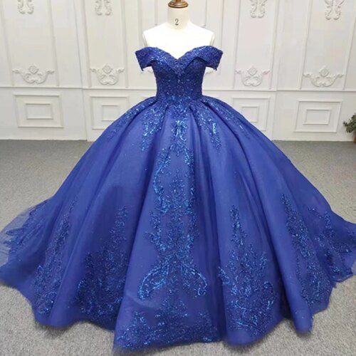 Quinceanera Dresses Ball Gown Flower Vestidos De 15 Años Blue Sweetheart Beading Evening Party Dress 2023 DY9882 Bar Mitzvah
