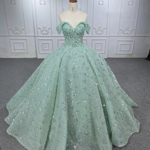 JANCEMBER Gorgeou Green Quinceanera Dresses For 15 Party Princess Appliques Crystal Birthday Party Dress DY6550 Bar Mitzvah