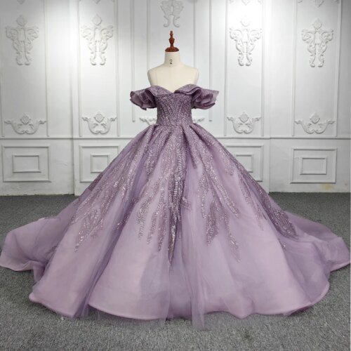 JANCEMBER Quinceañera Dresses Ball Gown Vestidos De 15 Años Purple Crystal Sweetheart DY9986 Evening Party Dresses Bar Mitzvah