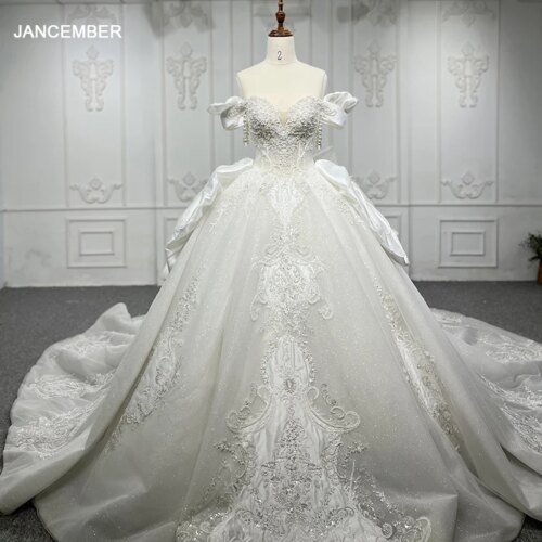 Classic Wedding Dresses For Women Organza Ball Gown Sweetheart Wedding Suits For Women Zipper Sequined DY9861 Vestido De Noiva