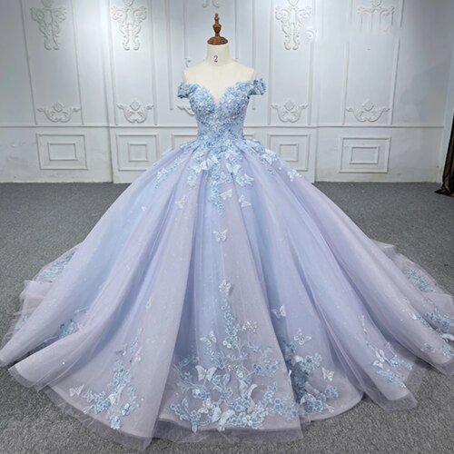 JANCEMBER Quinceanera Dresses Vestidos De 15 Anos Blue Dresses