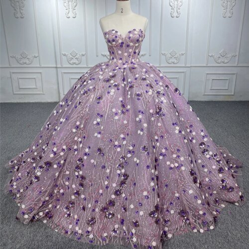 JANCEMBER Quinceañera Dresses Ball Gown Vestidos De 15 Años Purple Sequined Sweetheart DY1133 Evening Party Dresses Bar Mitzvah