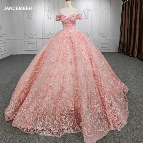 Quinceanera Dresses Ball Gown Flower Vestidos De 15 Años Pink Sweetheart Beading DY9946 Evening Party Dress 2022 bar mitzvah