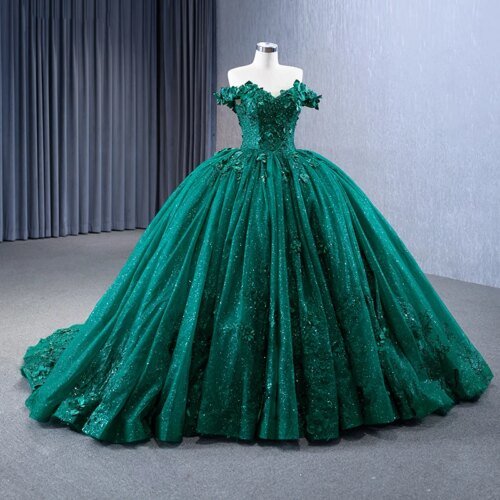 Superfine Popular Design Evening Dresses Sequins Ball Gown Sweetheart Short Sleeves 231051 Pleat Lace Up Appliques